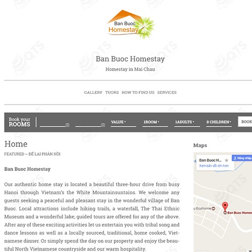 Hình ảnh của Thiết kế website Du lịch - Khách sạn HomeStay