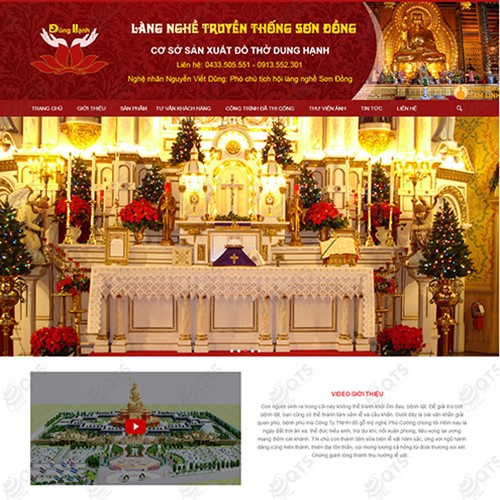 Hình ảnh của Thiết kế website Đồ thờ Dung Hạnh
