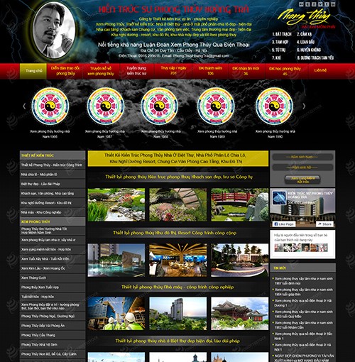Hình ảnh của Mẫu thiết kế website Nội thất Kiến trúc - HOÀNG TRÀ