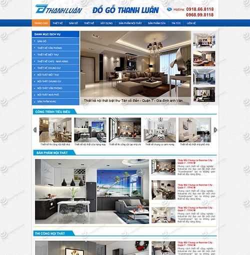Hình ảnh của Thiết kế website nội thất - Đồ Gỗ Thanh Luân