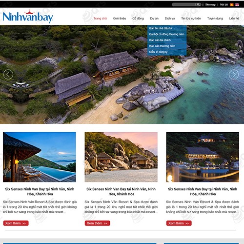 Hình ảnh của Thiết kế website xây dựng bất động sản Ninh Van Bay