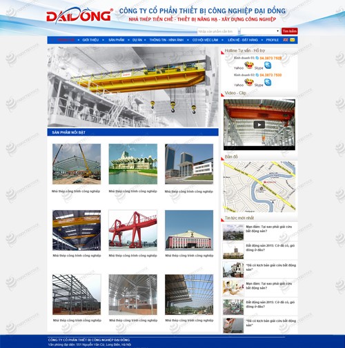 Hình ảnh của Thiết kế website xây dựng bất động sản Đại Đồng