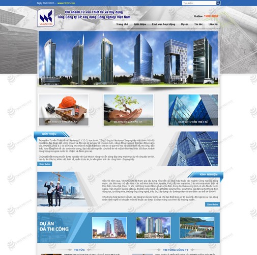 Hình ảnh của Thiết kế website xây dựng Vinaincon