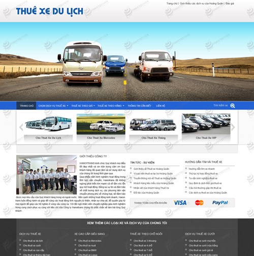 Hình ảnh của Thiết kế website cho thuê xe ô tô Hoàng Quân