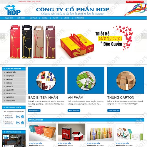 Hình ảnh của Thiết kế website In ấn bìa Cartoon HDP