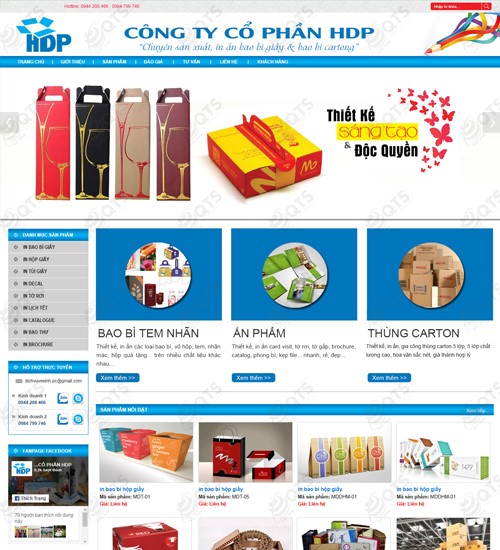 Hình ảnh của Thiết Kế Web Quảng Cáo In ấn HDP