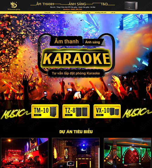 Hình ảnh của Thiết Kế Web Quảng Cáo karaoke