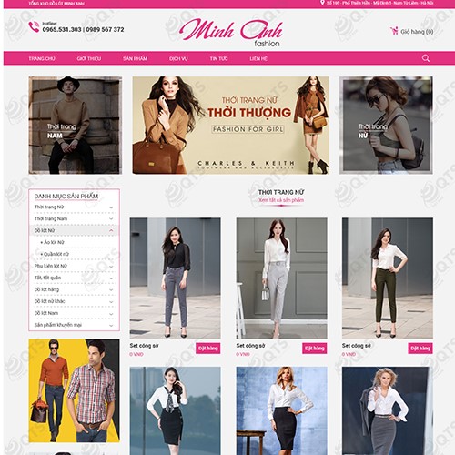 Hình ảnh của Thiết kế website Shop Minh Anh