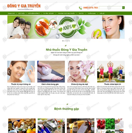 Hình ảnh của Thiết kế website sức khỏe