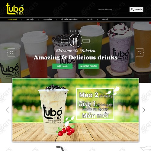 Hình ảnh của Thiết kế website Tubo tea