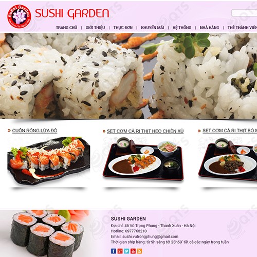 Hình ảnh của Thiết kế website Shushi