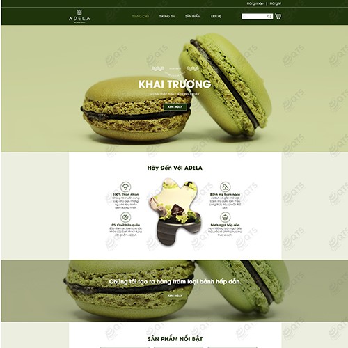 Hình ảnh của Thiết kế website Bánh Adela