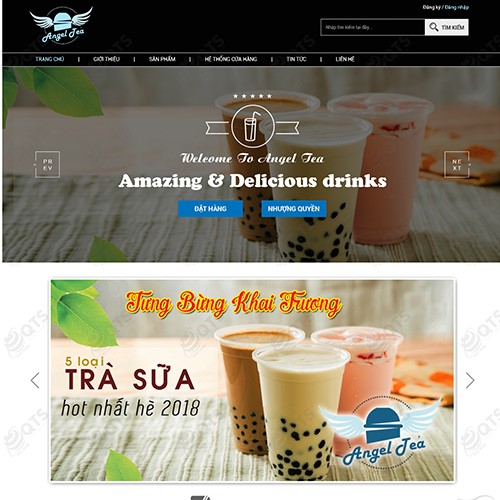 Hình ảnh của Thiết kế website Angel Tea