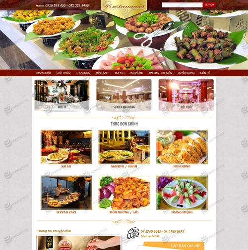 Hình ảnh của Website Thực phẩm Cá Sạch