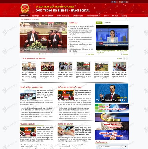 Hình ảnh của Mẫu thiết kế website nhà nước tổ chức