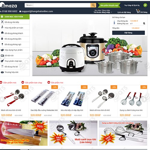 Hình ảnh của Thiết kế website Thương mại điện tử Amaza