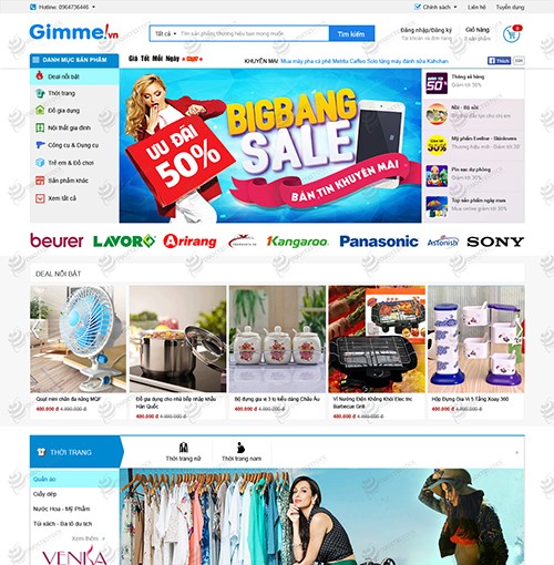 Hình ảnh của Thiết Kế Web Bán Hàng GIMME